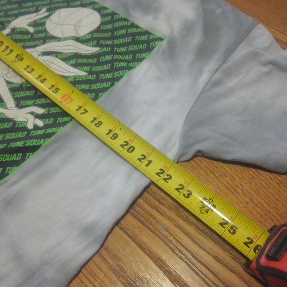 Space Jam Shirt Bugs Bunny XL Gray - Tune Squad - Great Condition/Super Soft - Picture 7 of 8